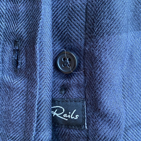 Rails Soft Button Down Military’ Shirt Sz M - Picture 6 of 11